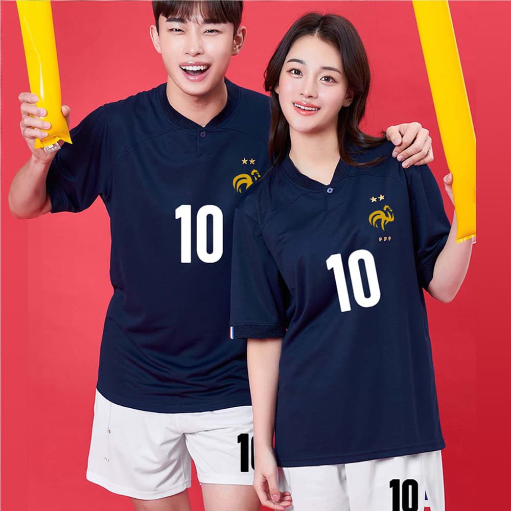 축구반티 프랑스어웨이 국가대표  반팔 501A - 이미지 1