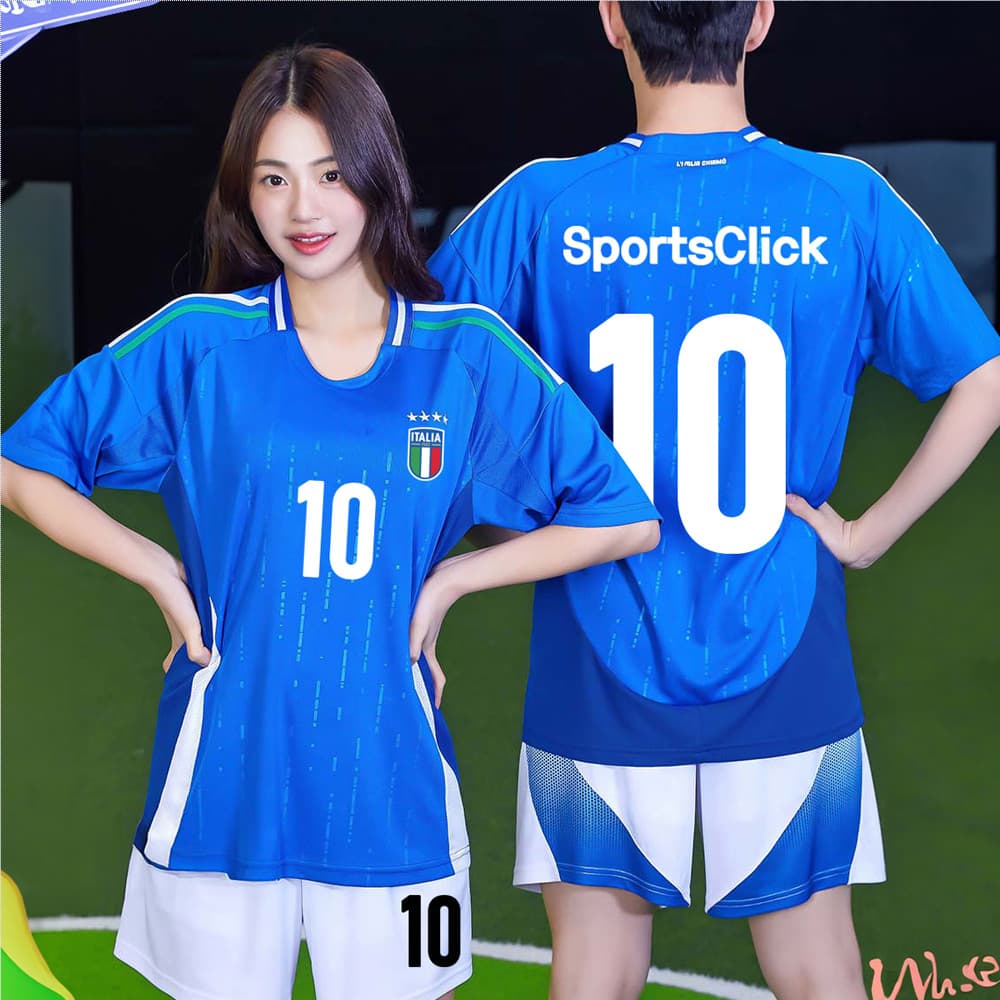 축구반티 이탈리아홈 국가대표 반팔 544A - 이미지 1